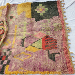DANIA | 8x5 Ft | 2,5x1,6 m | Moroccan Colorful Rug | 100% wool handmade - OunizZ