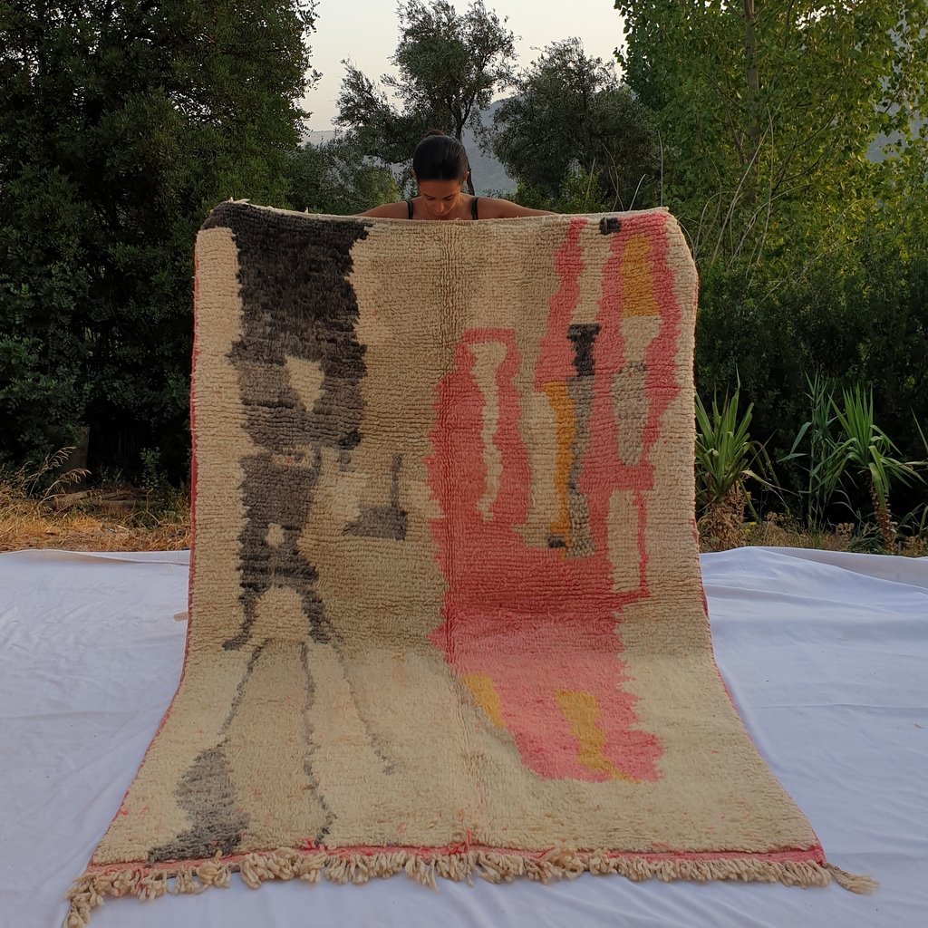 DANJALA | 8x5 Ft | 2,5x1,6 m | Moroccan Colorful Rug | 100% wool handmade - OunizZ