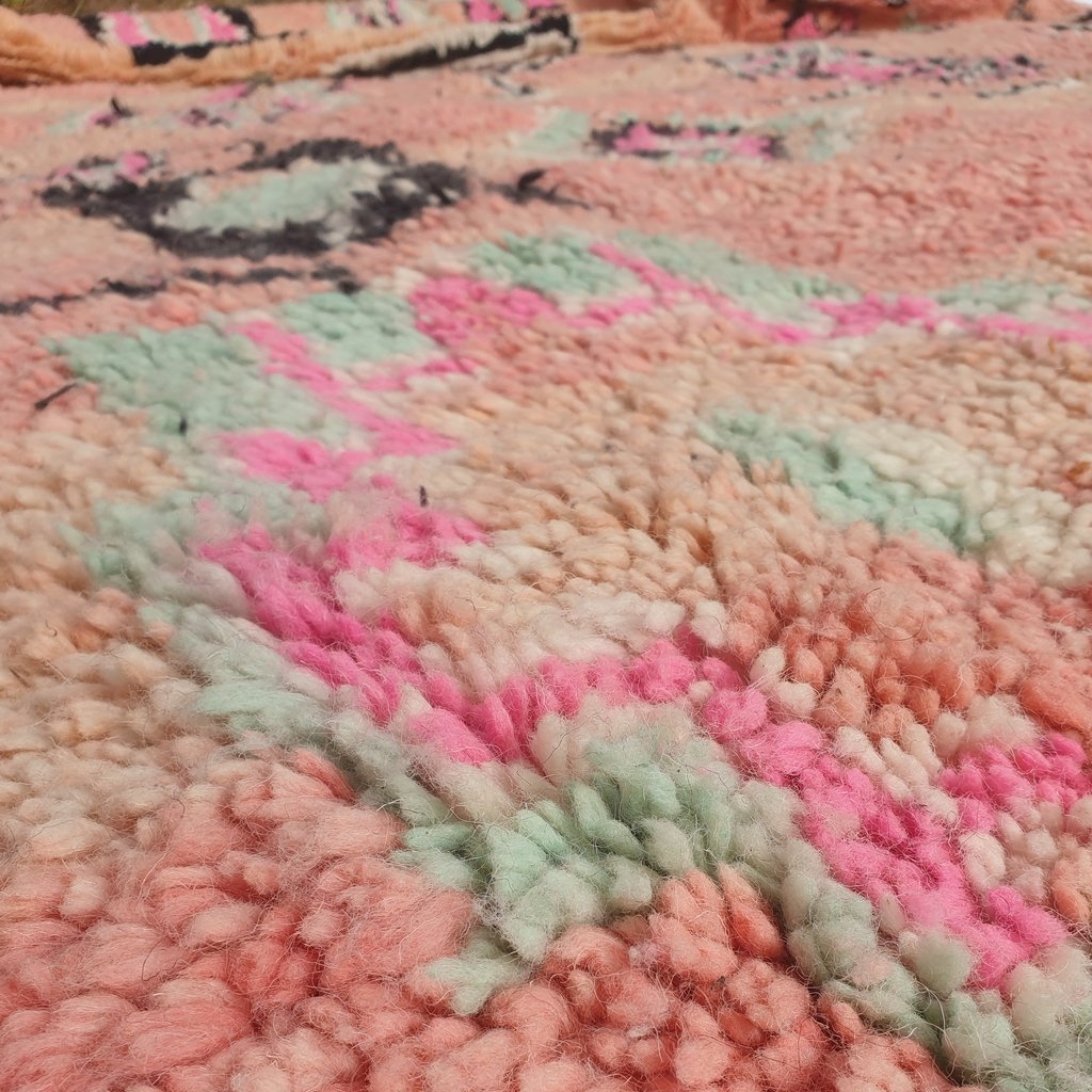 DAWYA | 10x8 ft | 295x240 cm | Moroccan Colorful Rug | 100% wool handmade - OunizZ