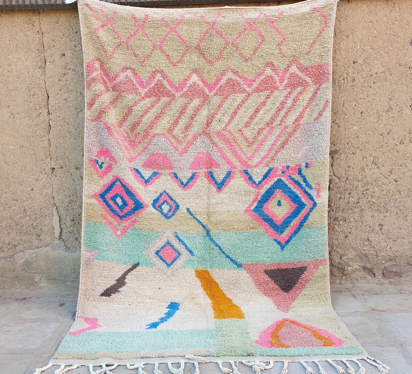 DELINA | Boujaad Rug | 100% wool handmade in Morocco - OunizZ