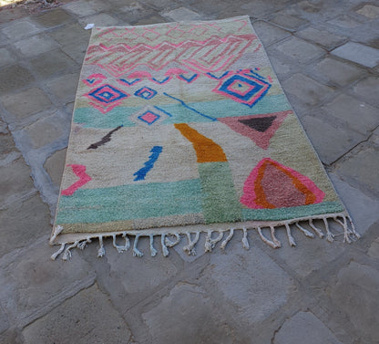 DELINA | Boujaad Rug | 100% wool handmade in Morocco - OunizZ