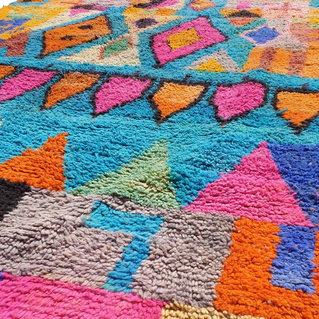 DIDI | 10x6'5 Ft | 3x2 m | Moroccan Colorful Rug | 100% wool handmade - OunizZ