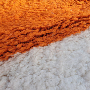 DOSSOKA | 8x5 Ft | 2,4x1,5 m | Moroccan Beni Ourain Rug | 100% wool handmade - OunizZ
