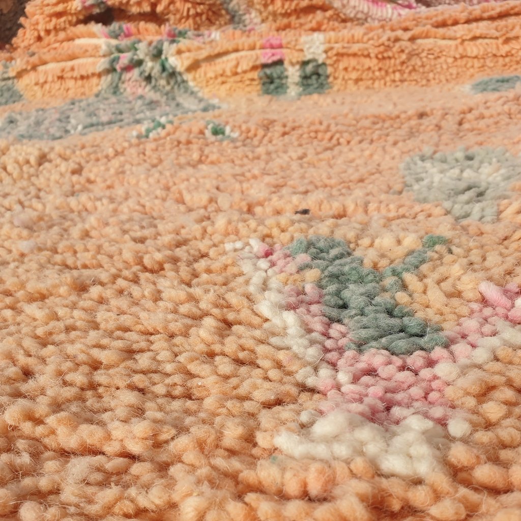 DOURISSA | 8'7x5 Ft | 2,65x1,50 m | Moroccan Colorful Rug | 100% wool handmade - OunizZ