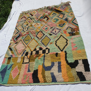DRIZ | 9'5x6 Ft | 3x2 m | Moroccan Colorful Rug | 100% wool handmade - OunizZ