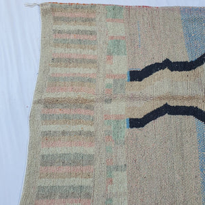Dwilat - Moroccan Rug Boujaad | Colorful Authentic Berber Handmade Bedroom Rug | 7'61x5'05 Ft | 2,32x1,54 m - OunizZ