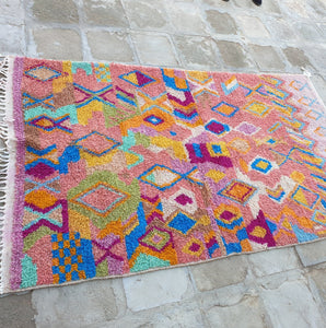 ELKAISSA | Boujaad Rug | 100% wool handmade in Morocco - OunizZ
