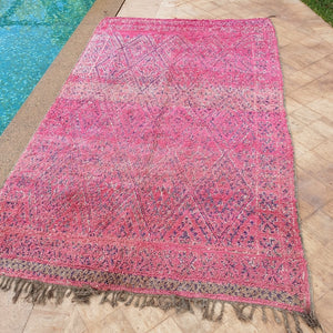 EYLIN | 11'6x7 Ft | 3,5x2 m | Moroccan VINTAGE Colorful Rug | 100% wool handmade - OunizZ
