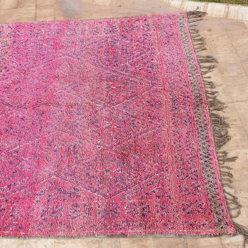 EYLIN | 11'6x7 Ft | 3,5x2 m | Moroccan VINTAGE Colorful Rug | 100% wool handmade - OunizZ