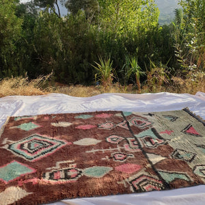 FADA | 5x8'5 Ft | 2,6x1,6 m | Moroccan Colorful Rug | 100% wool handmade - OunizZ