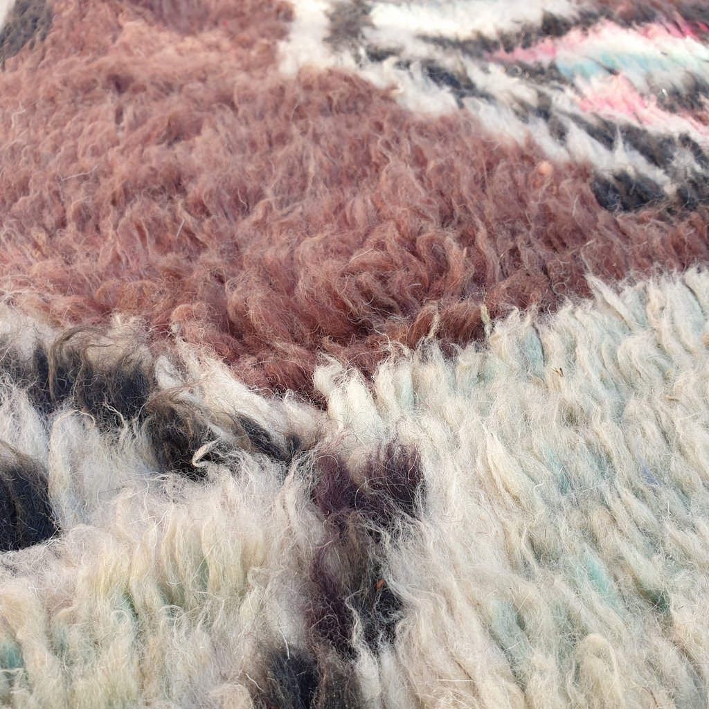 FADA | 5x8'5 Ft | 2,6x1,6 m | Moroccan Colorful Rug | 100% wool handmade - OunizZ