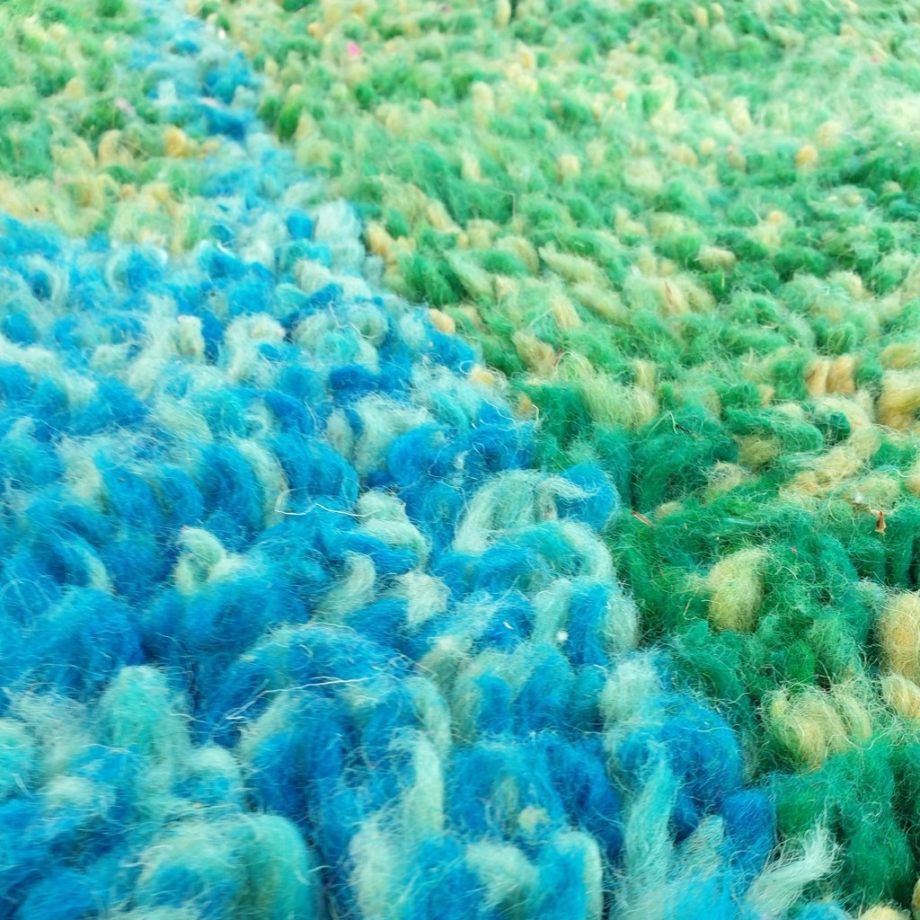 FANIDA | 8'6x5 Ft | 2,6x1,5 m | Moroccan Beni Ourain Rug | 100% wool handmade - OunizZ