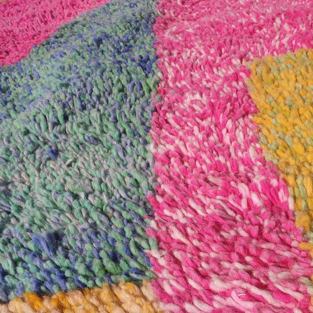 FARHEN | 8'9x6'6 Ft | 270x201 cm | Moroccan Colorful Rug | 100% wool handmade - OunizZ