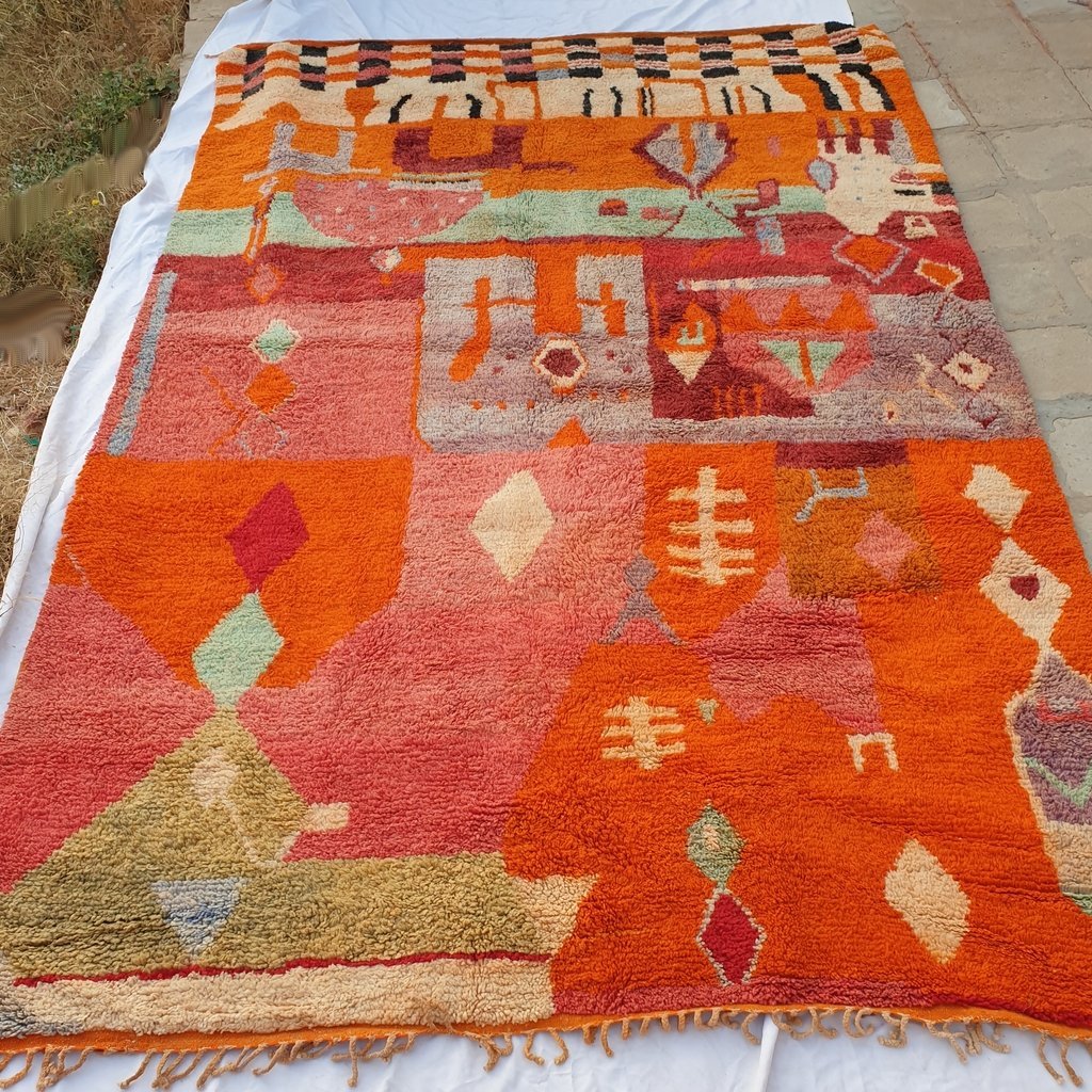 FENNA | Boujaad Rug 13'4x9'2 Ft 4x3 M | 100% wool handmade in Morocco - OunizZ