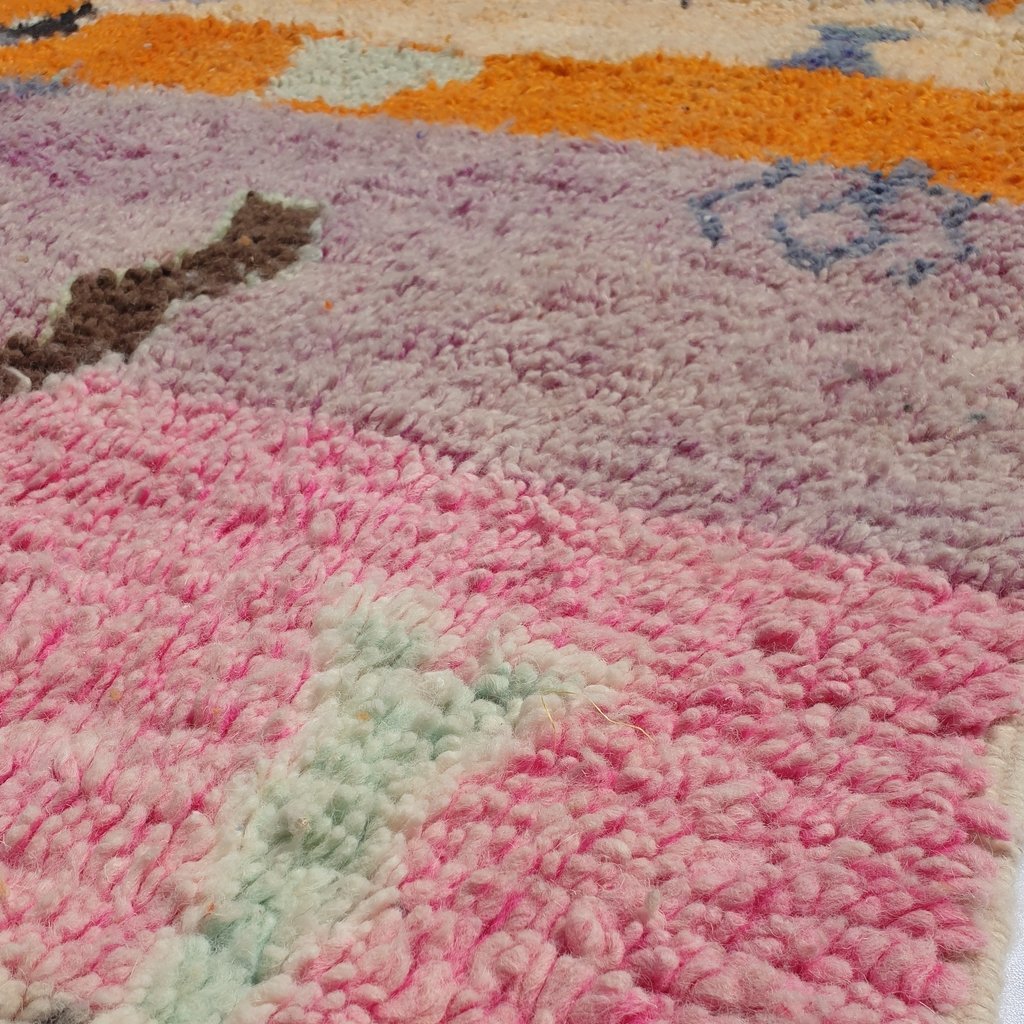 FERTAS | 8x5 Ft | 2,5x1,5 m | Moroccan Colorful Rug | 100% wool handmade - OunizZ