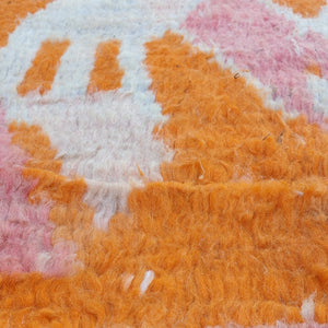 FINA Runner | 7'9x2'5 Ft | 2,40x0,75 m | Moroccan Colorful Rug | 100% wool handmade - OunizZ