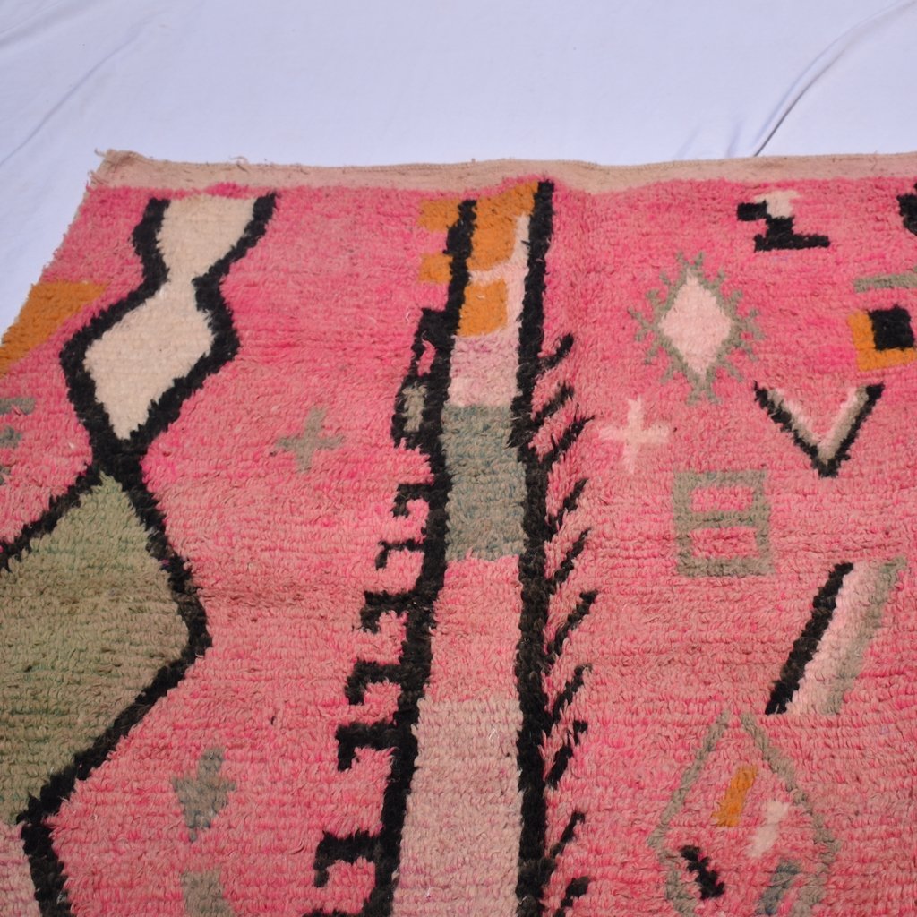 FIRNAS | 8x5 Ft | 2,5x1,5 m | Moroccan Colorful Rug | 100% wool handmade - OunizZ