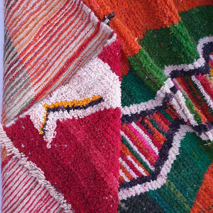 GARAA | 6x8 Ft | 2,5x1,8 m | Moroccan Colorful Rug | 100% wool handmade - OunizZ