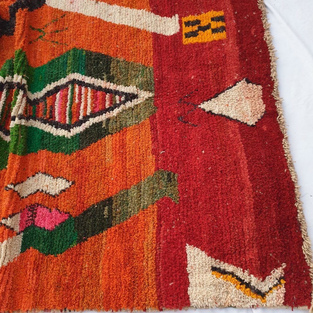 GARAA | 6x8 Ft | 2,5x1,8 m | Moroccan Colorful Rug | 100% wool handmade - OunizZ