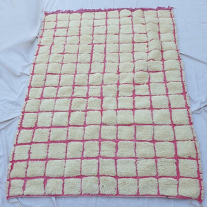GOUTA | 9'3x6'7 Ft | 285x205 cm | Moroccan Beni Ourain Rug | 100% wool handmade - OunizZ