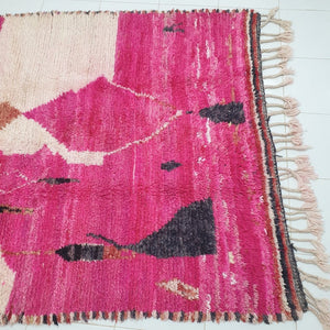 GSSIRA | 7'9x6'3 Ft | 2,40x1,93 m | Moroccan Colorful Rug | 100% wool handmade - OunizZ