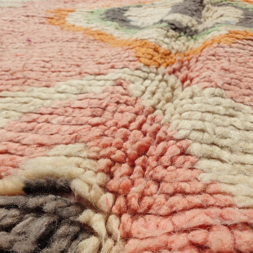 GUAMA | 8x5 Ft | 2,55x1,60 m | Moroccan Colorful Rug | 100% wool handmade - OunizZ