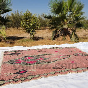 HADDA | 7x9'45 Ft | 288x213 cm | Moroccan Vintage style Rug | 100% wool handmade - OunizZ