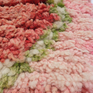 HAFZA | 8'5x5 Ft | 2,5x1,5 m | Moroccan Colorful Rug | 100% wool handmade - OunizZ