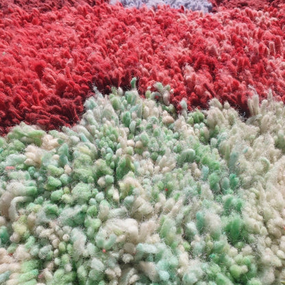 Halwa - MOROCCAN BOUJAAD RUG | Berber Colorful Area Rug for living room Handmade Authentic Wool | 9'3x5'9 Ft | 284x180 cm - OunizZ