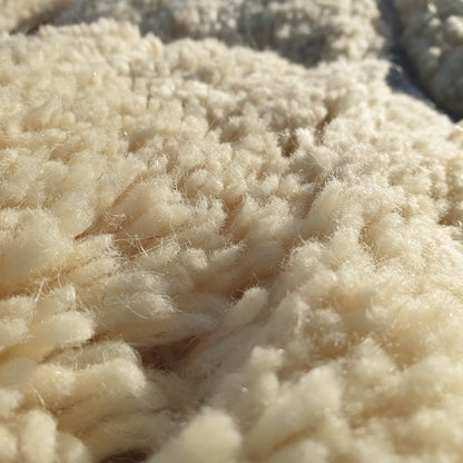 Handcrafted BENI MOROCCAN RUG | Dye Wool Authentic & Soft Rug | Berber Moroccan Rug | Moroccan Woolen Carpet Gouta | 9x7'7 Ft | 2,73x2,34 m - OunizZ