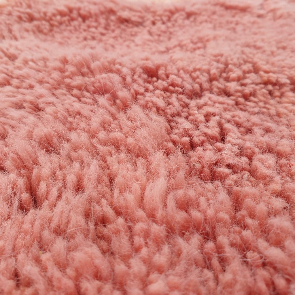 Handcrafted BENI MOROCCAN RUG | Dye Wool Authentic & Soft Rug | Berber Moroccan Rug | Moroccan Woolen Carpet KISSMI | 13'5x9'8 Ft | 4x3 m - OunizZ