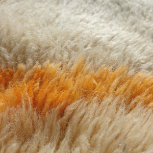 Handcrafted BENI MOROCCAN RUG | Dye Wool Authentic & Soft Rug | Berber Moroccan Rug | Moroccan Woolen Carpet Nawla | 9'5x8 Ft | 2,90x2,40 m - OunizZ