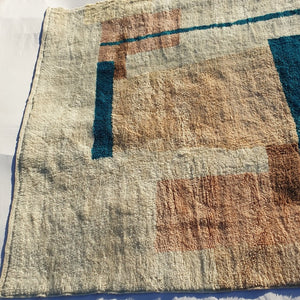 Handcrafted BENI MOROCCAN RUG | Dye Wool Authentic & Soft Rug | Berber Moroccan Rug | Moroccan Woolen Carpet Tarila | 10x8'5 Ft | 3x2,60 m - OunizZ