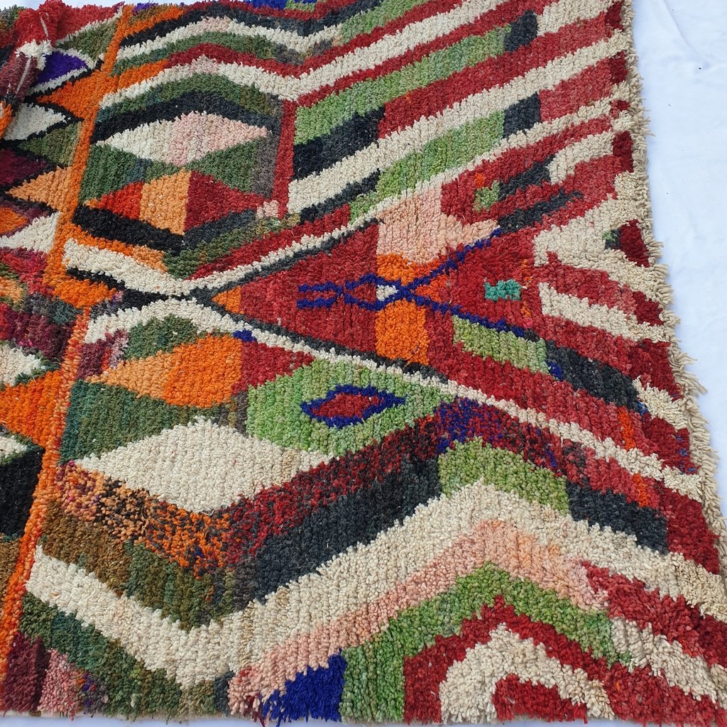 HAYZA | 9'9x6'7 Ft | 3x2 m | Moroccan Colorful Rug | 100% wool handmade - OunizZ