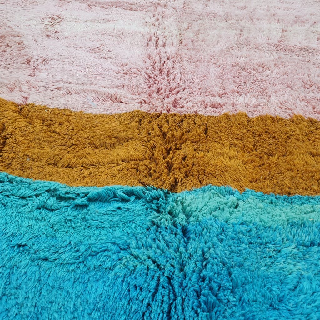 HDACH (Ultra Fluffy Beni rug) | 10x8 Ft | 3x2,50 m | Moroccan Beni Mrirt Rug | 100% wool handmade - OunizZ