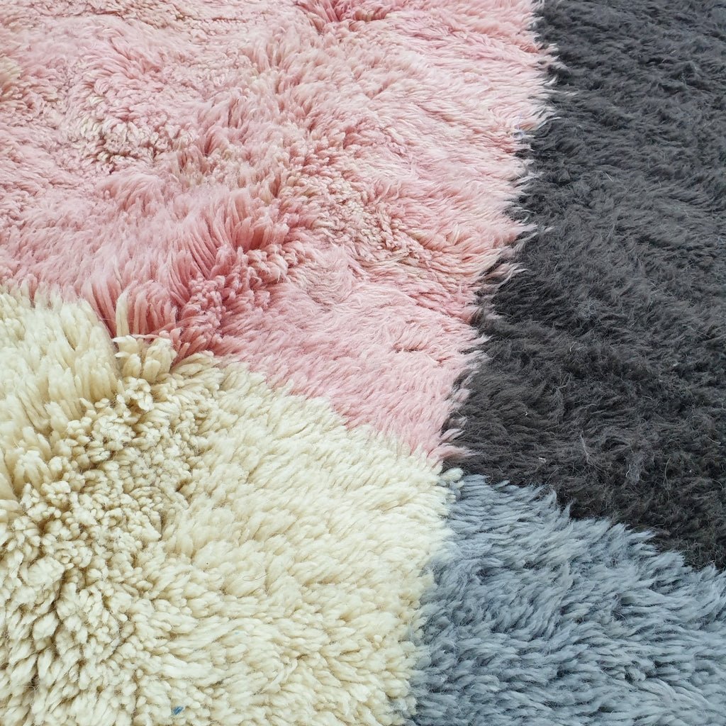 HDACH (Ultra Fluffy Beni rug) | 10x8 Ft | 3x2,50 m | Moroccan Beni Mrirt Rug | 100% wool handmade - OunizZ