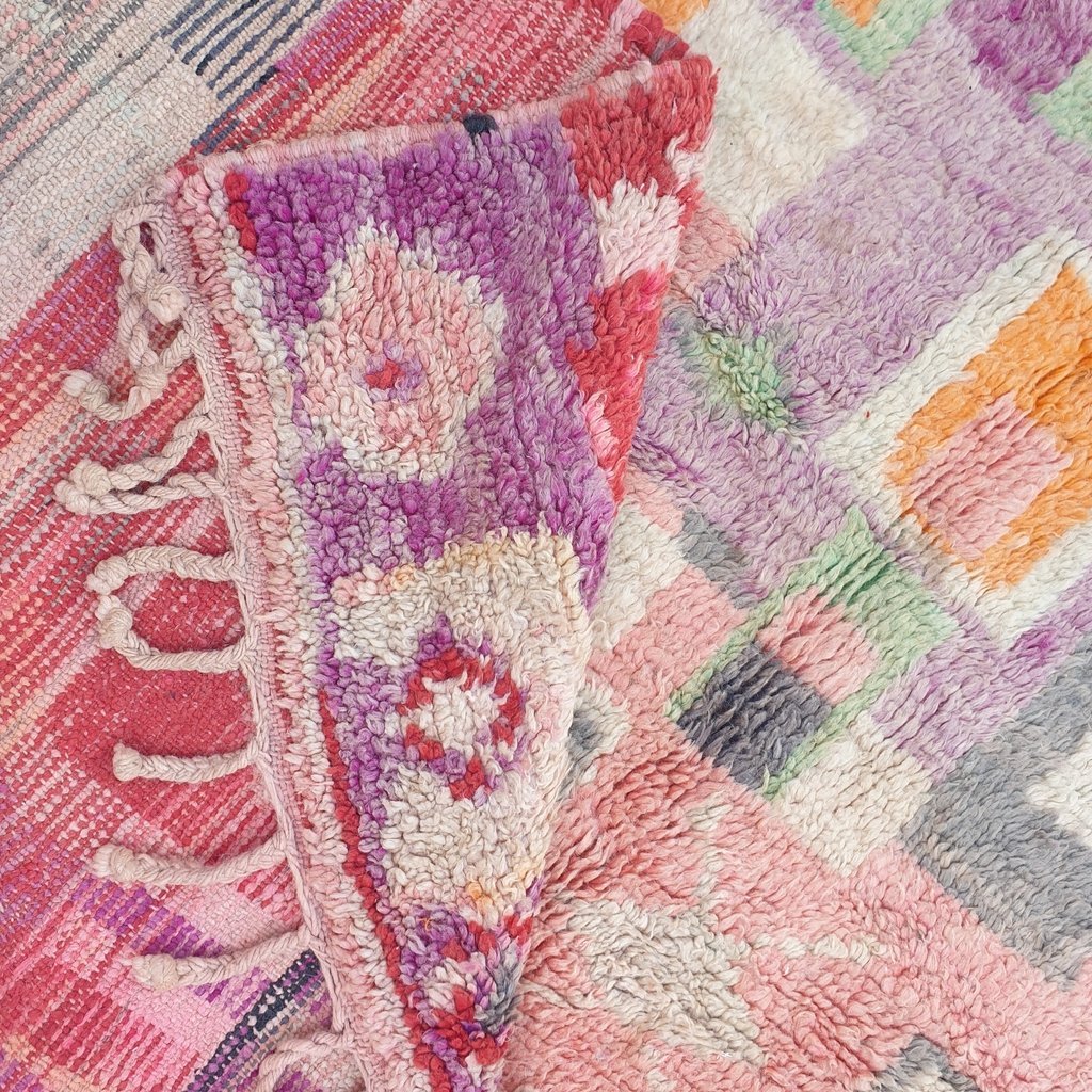 HEJRIYA | 9'9x6'5 Ft | 3x2 m | Moroccan Colorful Rug | 100% wool handmade - OunizZ
