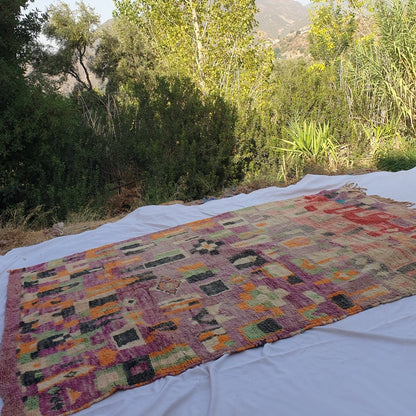 HEJRIYA | 9'9x6'5 Ft | 3x2 m | Moroccan Colorful Rug | 100% wool handmade - OunizZ