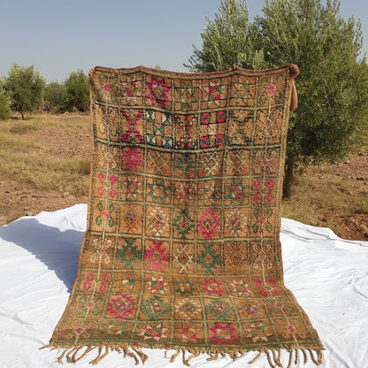 HELME | 9'2x5'8 Ft | 2,8x1,77 m | Moroccan VINTAGE Colorful Rug | 100% wool handmade - OunizZ