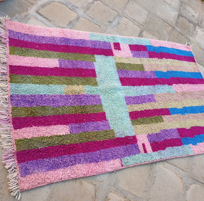 HENNOU | Boujaad Rug | 100% wool handmade in Morocco - OunizZ