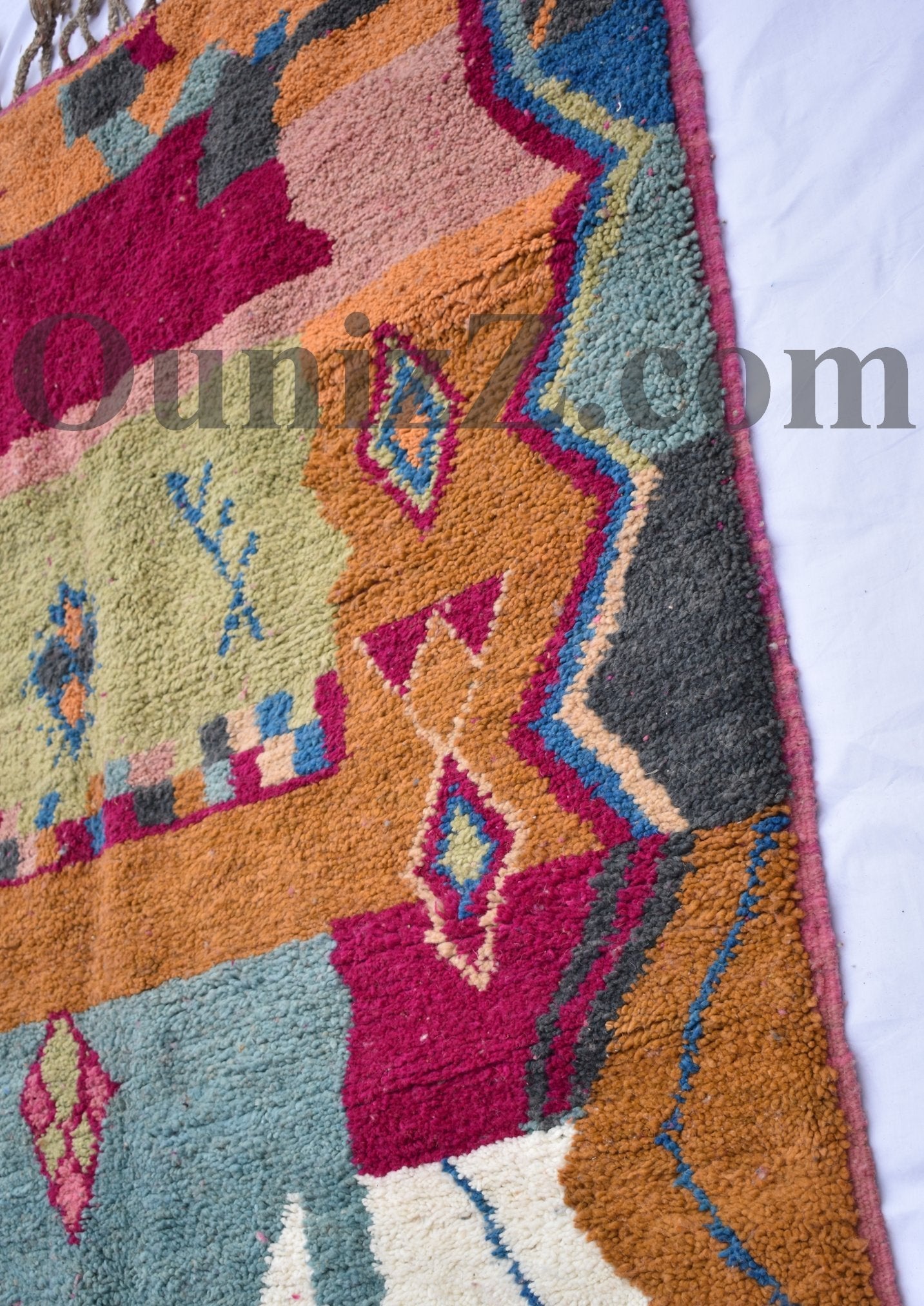 IDOUKEN | Boujaad Rug | 100% wool handmade in Morocco - OunizZ