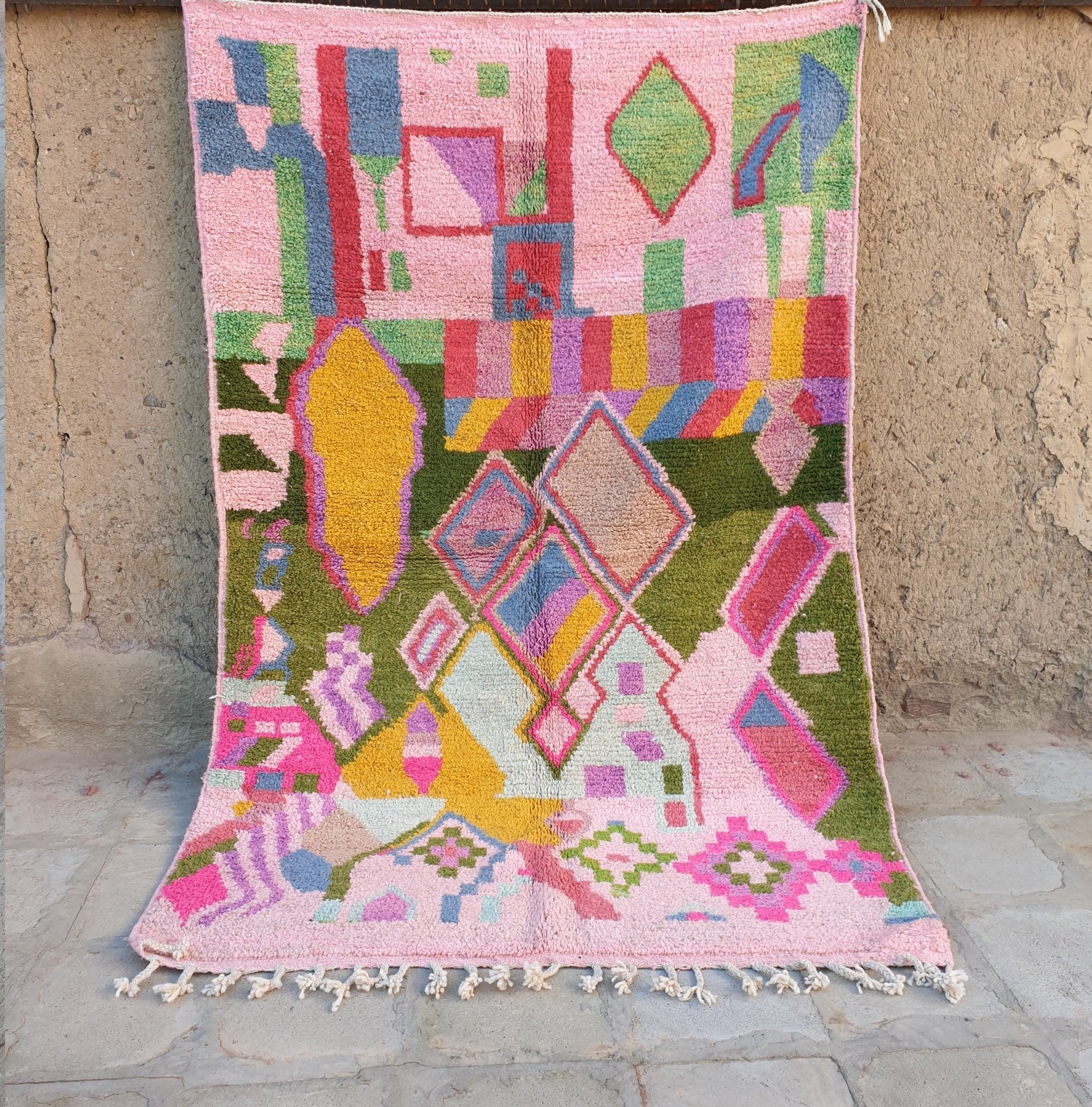 IJJA | Boujaad Rug | 100% wool handmade in Morocco - OunizZ