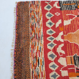 Ilan - MOROCCAN RUG BOUJAD | Moroccan Berber Rug | Colorful Rug Moroccan Carpet | Authentic Handmade Berber Bedroom Rugs | 10'14x6'46 Ft | 309x197 cm - OunizZ