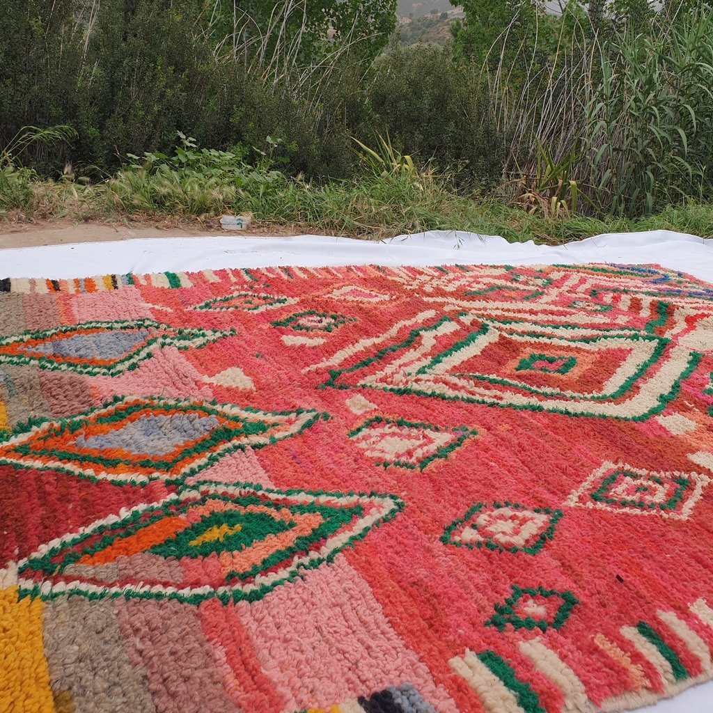 ILYAH | 9x5'2 Ft | 2,70x1,60 m | Moroccan Colorful Rug | 100% wool handmade - OunizZ