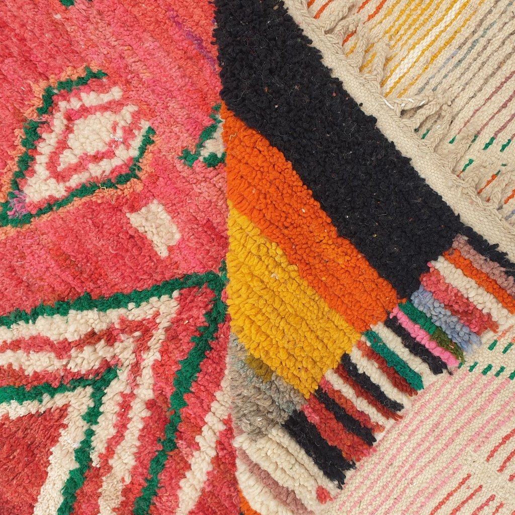 ILYAH | 9x5'2 Ft | 2,70x1,60 m | Moroccan Colorful Rug | 100% wool handmade - OunizZ