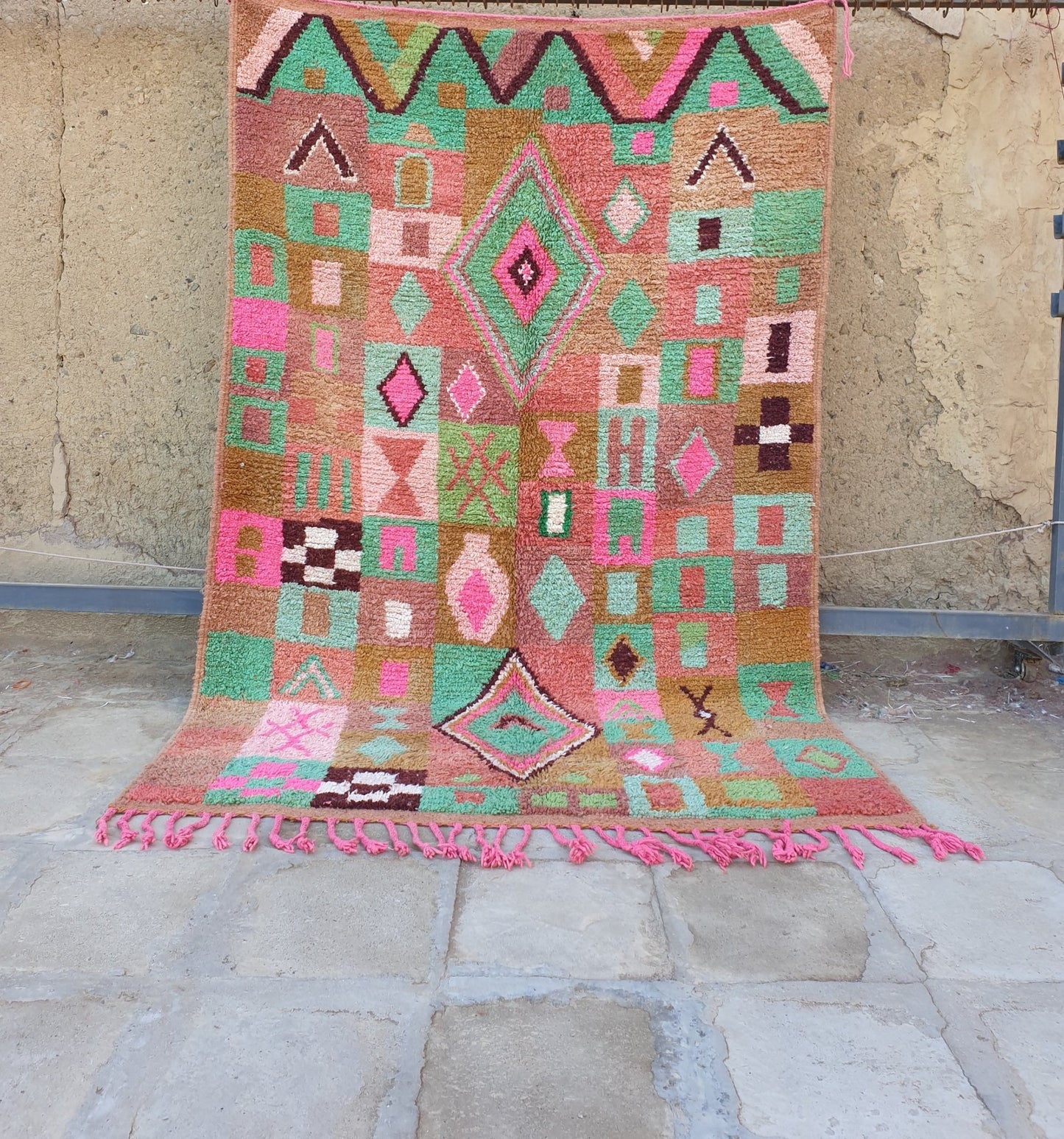 ISFRA | Boujaad Rug | 100% wool handmade in Morocco - OunizZ