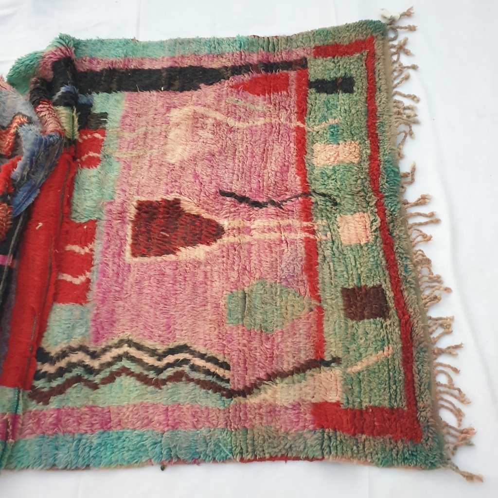 ITAN | 8x5 Ft | 2,5x1,5 m | Moroccan Colorful Rug | 100% wool handmade - OunizZ
