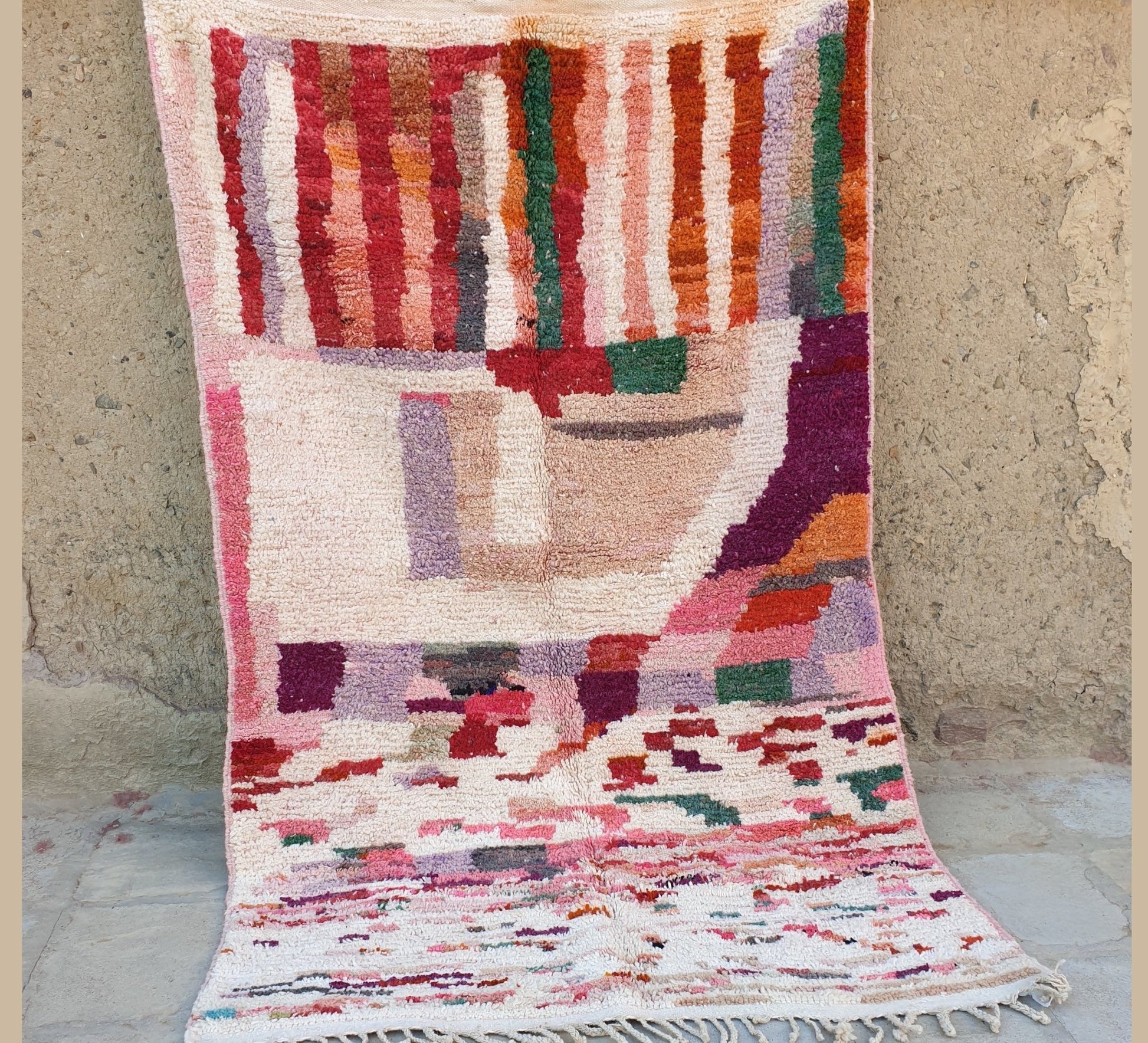 IZYA | Boujaad Rug | 100% wool handmade in Morocco - OunizZ