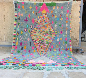 IZZA | Boujaad Rug | 100% wool handmade in Morocco - OunizZ
