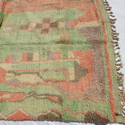 JAFNA | 8x5 Ft | 2,50x1,50 m | Moroccan Colorful Rug | 100% wool handmade - OunizZ